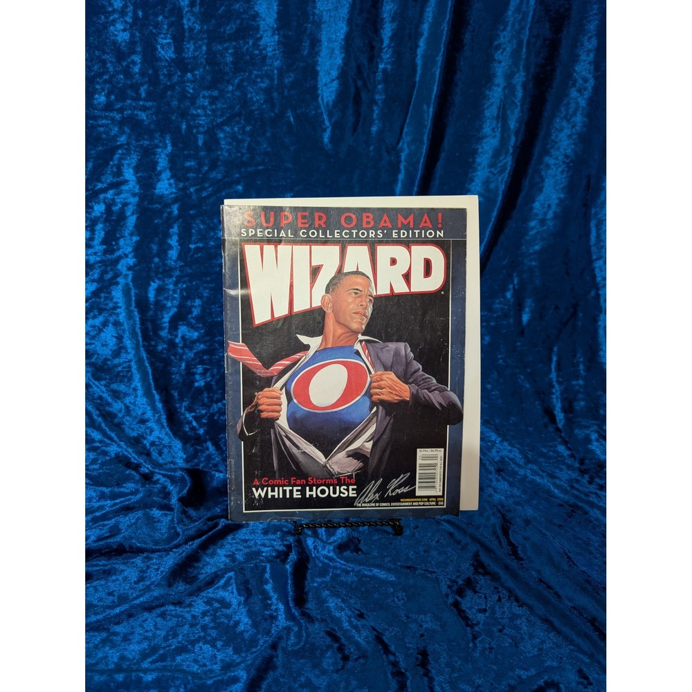 Wizard Magazine 210 April 2009 Super Obama Alex Ross Special Collectors Edition